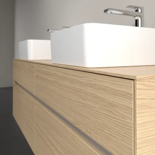 VILLEROY BOCH Toaletní skříňka Collaro, 4 výsuvy, 1600 x 548 x 500 mm, severský dub / severský dub #C05200VJ, obrázek 5