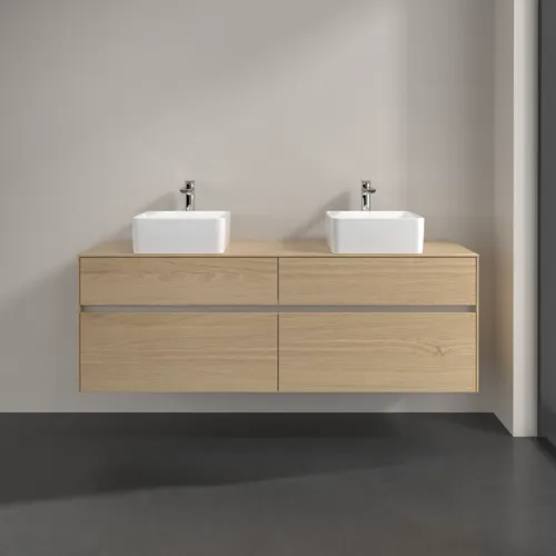 VILLEROY BOCH Toaletní skříňka Collaro, 4 výsuvy, 1600 x 548 x 500 mm, severský dub / severský dub #C05200VJ, obrázek 3