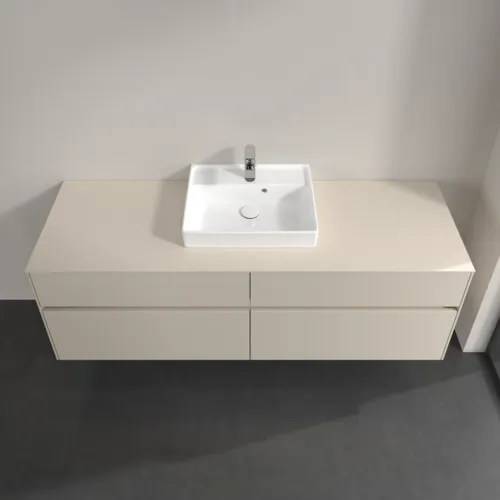 VILLEROY BOCH Toaletní skříňka Collaro, s osvětlením, 4 výsuvy, 1600 x 548 x 500 mm, Cashmere Grey / Cashmere Grey #C077B0VN, obrázek 4