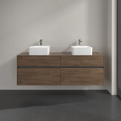 VILLEROY BOCH Toaletní skříňka Collaro, 4 výsuvy, 1600 x 548 x 500 mm, Arizona Oak / Arizona Oak #C05200VH, obrázek 3
