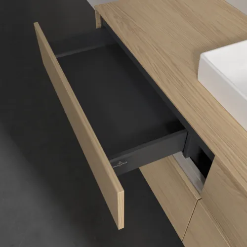 VILLEROY BOCH Toaletní skříňka Collaro, s osvětlením, 4 výsuvy, 1600 x 548 x 500 mm, severský dub / severský dub #C077B0VJ, obrázek 8