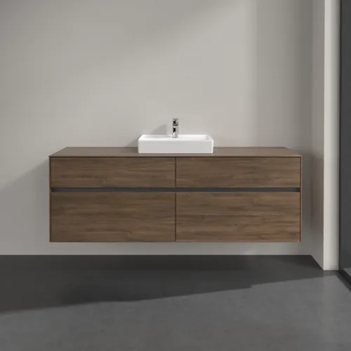 VILLEROY BOCH Toaletní skříňka Collaro, s osvětlením, 4 výsuvy, 1600 x 548 x 500 mm, Arizona Oak / Arizona Oak #C077B0VH, obrázek 3