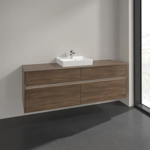 VILLEROY BOCH Toaletní skříňka Collaro, s osvětlením, 4 výsuvy, 1600 x 548 x 500 mm, Arizona Oak / Arizona Oak #C077B0VH, obrázek 2