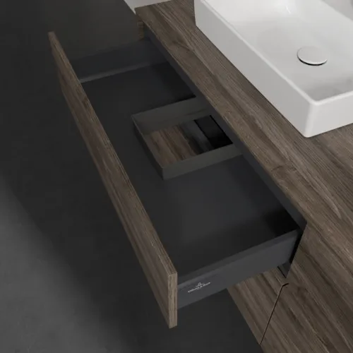VILLEROY BOCH Toaletní skříňka Collaro, 4 výsuvy, 1600 x 548 x 500 mm, dub kamenný #C07800RK, obrázek 7