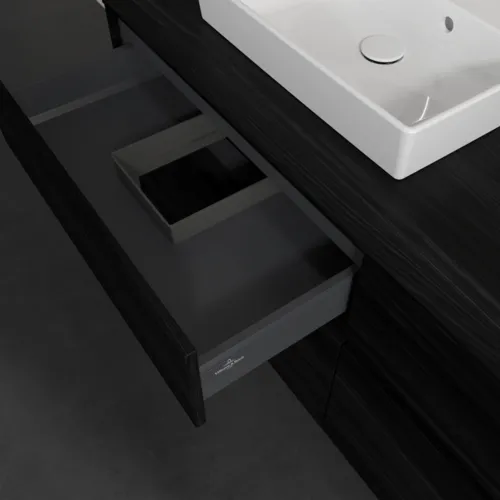 VILLEROY BOCH Toaletní skříňka Collaro, 4 výsuvy, 1400 x 548 x 500 mm, černý dub / černý dub #C07400AB, obrázek 7