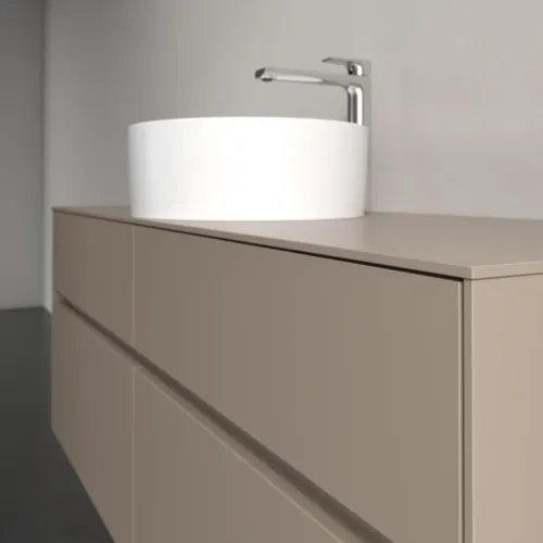 VILLEROY BOCH Toaletní skříňka Collaro, 4 výsuvy, 1400 x 548 x 500 mm, taupe / taupe #C04500VM, obrázek 5