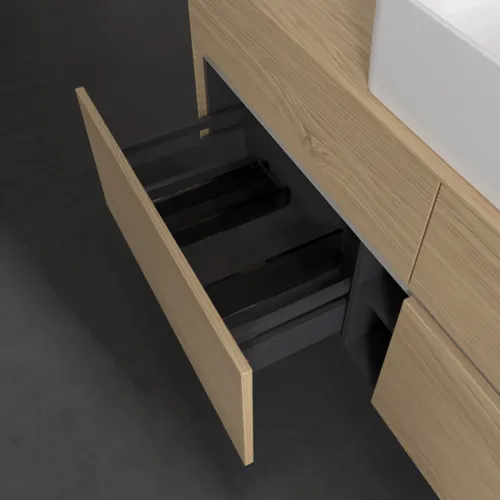 VILLEROY BOCH Toaletní skříňka Collaro, 4 výsuvy, 1400 x 548 x 500 mm, severský dub / severský dub #C04500VJ, obrázek 6