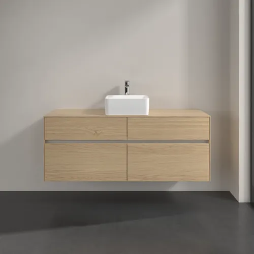 VILLEROY BOCH Toaletní skříňka Collaro, 4 výsuvy, 1400 x 548 x 500 mm, severský dub / severský dub #C04500VJ, obrázek 3