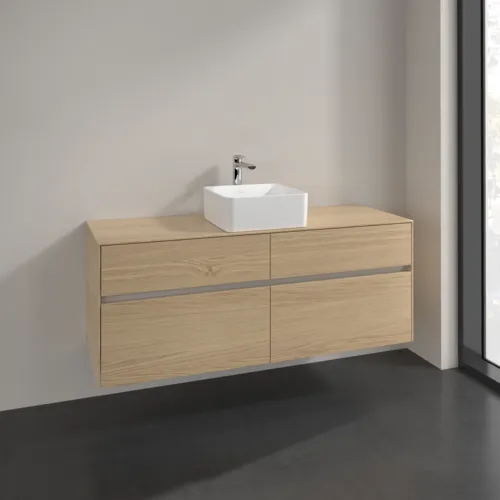 VILLEROY BOCH Toaletní skříňka Collaro, 4 výsuvy, 1400 x 548 x 500 mm, severský dub / severský dub #C04500VJ, obrázek 2