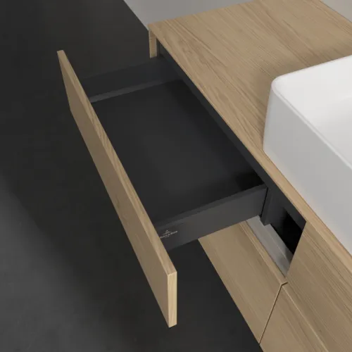 VILLEROY BOCH Toaletní skříňka Collaro, 4 výsuvy, 1400 x 548 x 500 mm, severský dub / severský dub #C04500VJ, obrázek 7