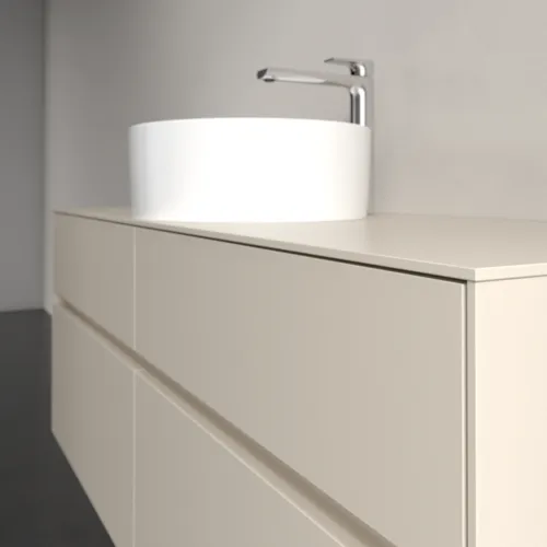 VILLEROY BOCH Toaletní skříňka Collaro, 4 výsuvy, 1400 x 548 x 500 mm, Cashmere Grey / Cashmere Grey #C04500VN, obrázek 5