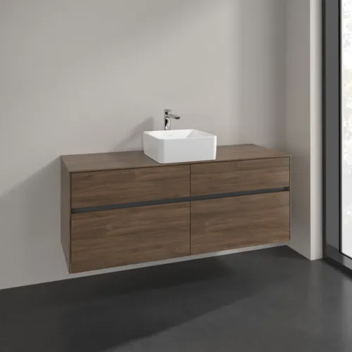 VILLEROY BOCH Toaletní skříňka Collaro, 4 výsuvy, 1400 x 548 x 500 mm, Arizona Oak / Arizona Oak #C04500VH, obrázek 2