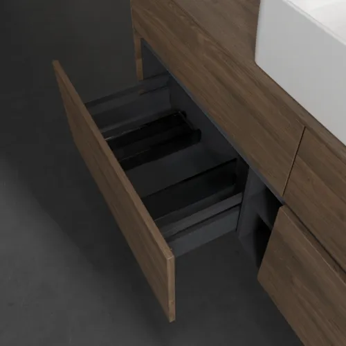 VILLEROY BOCH Toaletní skříňka Collaro, 4 výsuvy, 1400 x 548 x 500 mm, Arizona Oak / Arizona Oak #C04500VH, obrázek 6