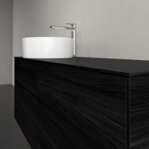 VILLEROY BOCH Toaletní skříňka Collaro, 4 výsuvy, 1400 x 548 x 500 mm, černý dub / černý dub #C04600AB, obrázek 5