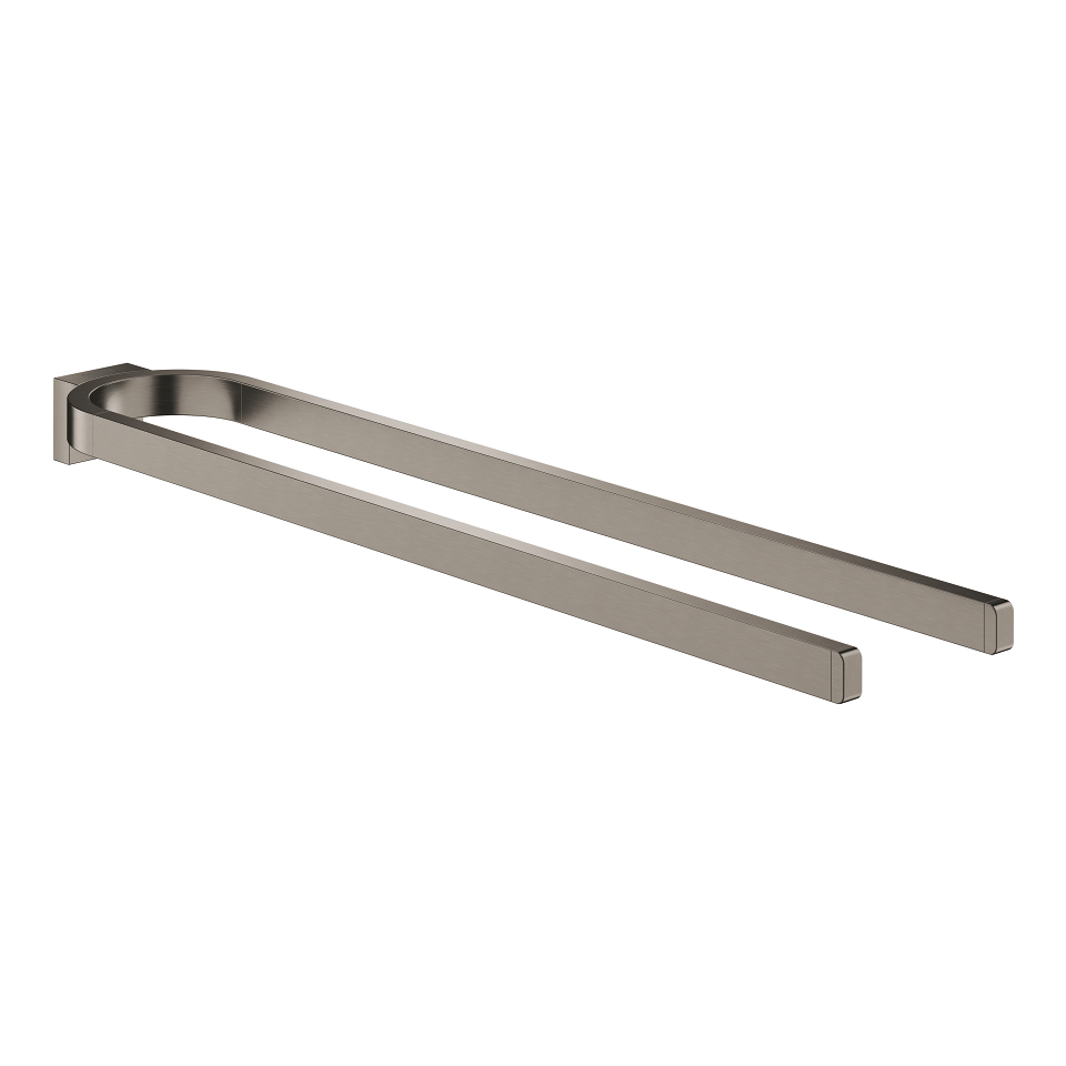 GROHE Selection Dvojitý držák na ručníky kartáčovaný Hard Graphite #41059AL0