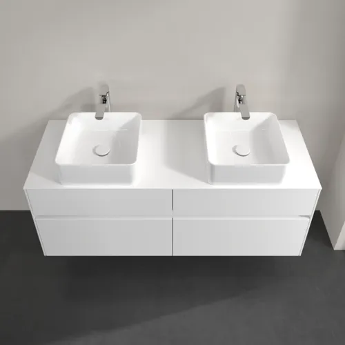VILLEROY BOCH Toaletní skříňka Collaro, s osvětlením, 4 výsuvy, 1400 x 548 x 500 mm, bílá matná / bílá matná #C048B0MS, obrázek 4
