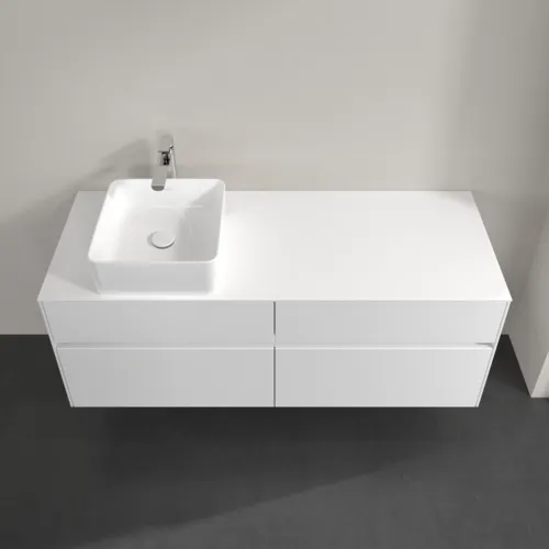 VILLEROY BOCH Toaletní skříňka Collaro, s osvětlením, 4 výsuvy, 1400 x 548 x 500 mm, lesklá bílá / lesklá bílá #C046B0DH, obrázek 4