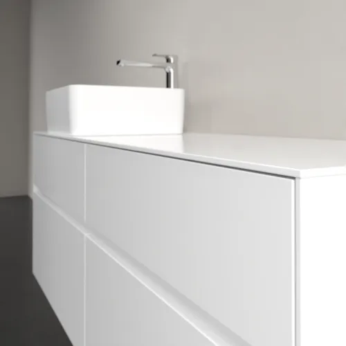 VILLEROY BOCH Toaletní skříňka Collaro, s osvětlením, 4 výsuvy, 1400 x 548 x 500 mm, lesklá bílá / lesklá bílá #C046B0DH, obrázek 6