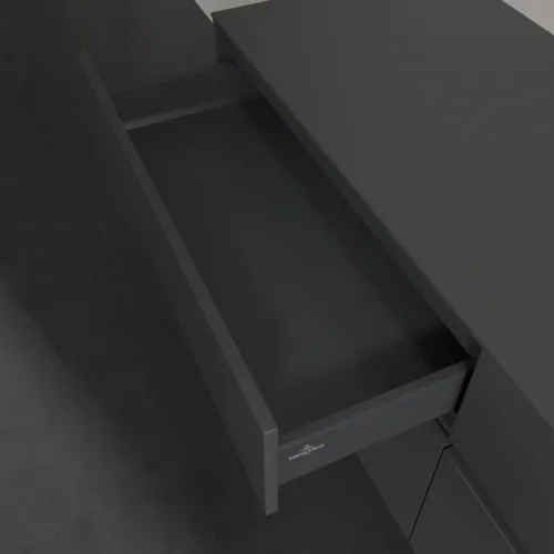 VILLEROY BOCH Toaletní skříňka Collaro, s osvětlením, 4 výsuvy, 1600 x 548 x 500 mm, lesklá šedá / lesklá šedá #C051B0FP, obrázek 8