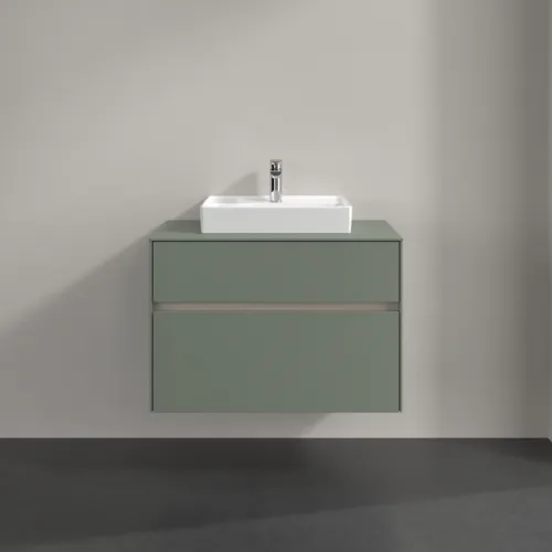 VILLEROY BOCH Toaletní skříňka Collaro, 2 výsuvy, 800 x 548 x 500 mm, Soft Green / Soft Green #C06900AF, obrázek 3