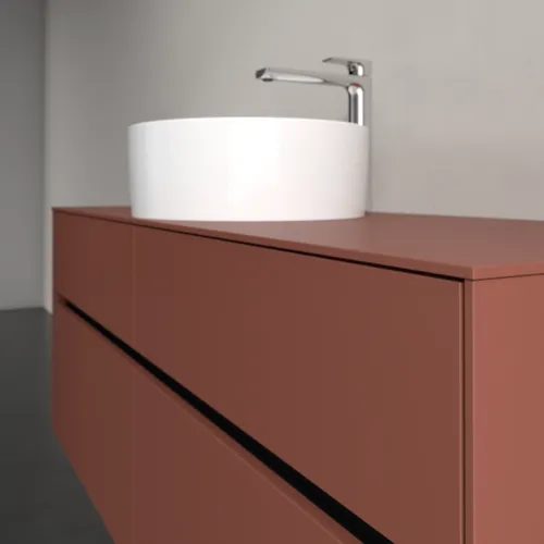 VILLEROY BOCH Toaletní skříňka Collaro, s osvětlením, 4 výsuvy, 1400 x 548 x 500 mm, Vínově červená / Vínově červená #C045B0AH, obrázek 6