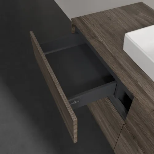 VILLEROY BOCH Toaletní skříňka Collaro, 4 výsuvy, 1200 x 548 x 500 mm, dub kamenný #C07000RK, obrázek 7