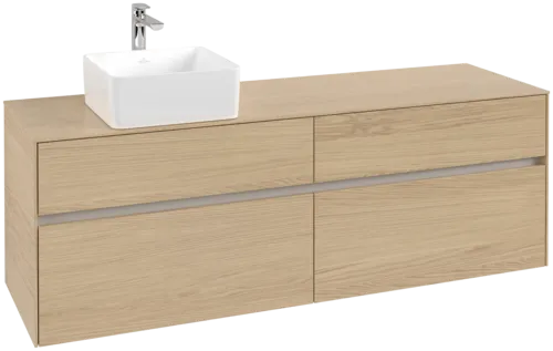 VILLEROY BOCH Toaletní skříňka Collaro, 4 výsuvy, 1600 x 548 x 500 mm, severský dub / severský dub #C05000VJ