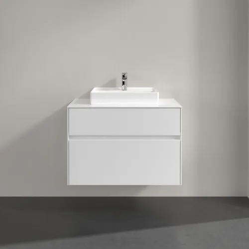 VILLEROY BOCH Collaro toaletní skříňka, s osvětlením, 2 výsuvy, 800 x 548 x 500 mm, bílá matná / bílá matná #C069B0MS, obrázek 3