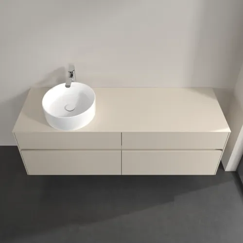 VILLEROY BOCH Toaletní skříňka Collaro, 4 výsuvy, 1600 x 548 x 500 mm, Cashmere Grey / Cashmere Grey #C05000VN, obrázek 4