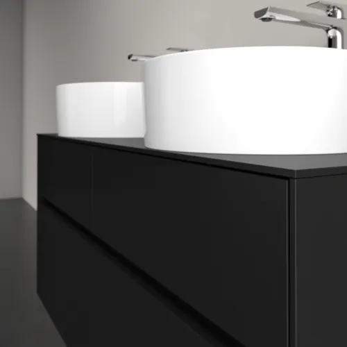 VILLEROY BOCH Toaletní skříňka Collaro, 4 výsuvy, 1200 x 548 x 500 mm, Volcano Black / Volcano Black #C04400VL, obrázek 5