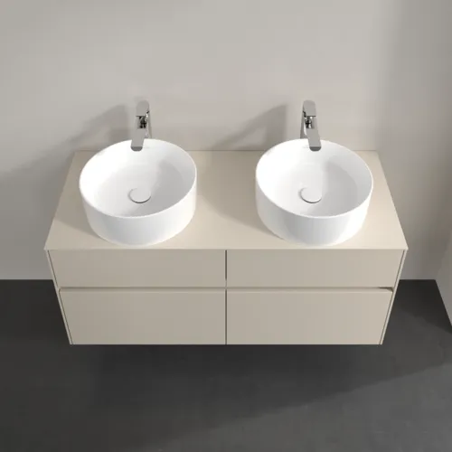 VILLEROY BOCH Toaletní skříňka Collaro, 4 výsuvy, 1200 x 548 x 500 mm, Cashmere Grey / Cashmere Grey #C04400VN, obrázek 4