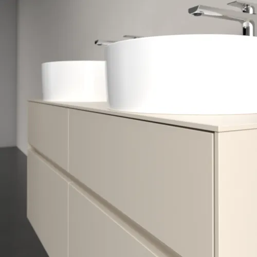 VILLEROY BOCH Toaletní skříňka Collaro, 4 výsuvy, 1200 x 548 x 500 mm, Cashmere Grey / Cashmere Grey #C04400VN, obrázek 5