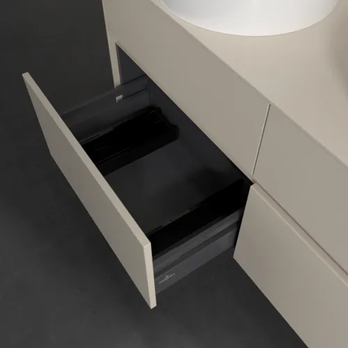 VILLEROY BOCH Toaletní skříňka Collaro, 4 výsuvy, 1200 x 548 x 500 mm, Cashmere Grey / Cashmere Grey #C04400VN, obrázek 6