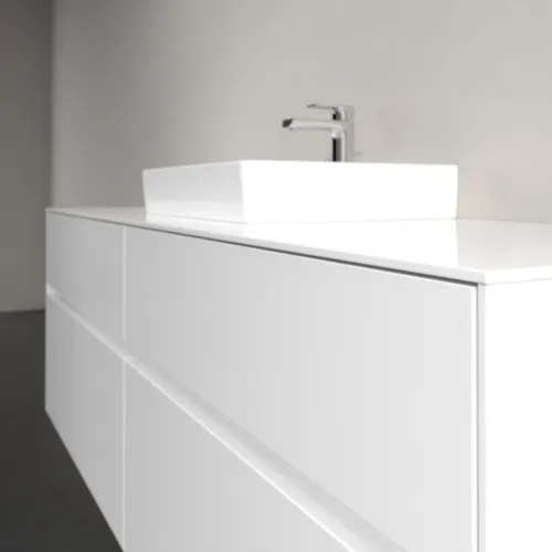 VILLEROY BOCH Toaletní skříňka Collaro, 4 výsuvy, 1600 x 548 x 500 mm, lesklá bílá / lesklá bílá #C07700DH, obrázek 5