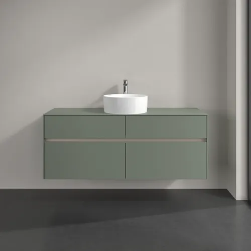 VILLEROY BOCH Toaletní skříňka Collaro, 4 výsuvy, 1400 x 548 x 500 mm, Soft Green / Soft Green #C04500AF, obrázek 3
