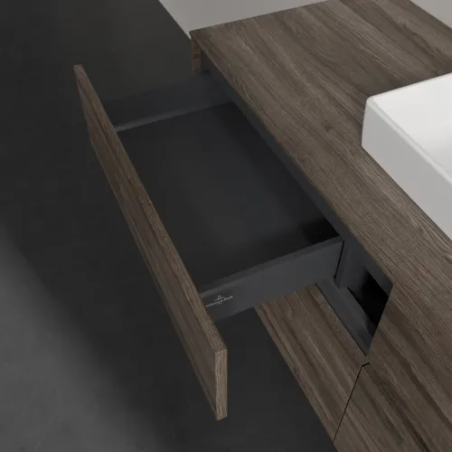 VILLEROY BOCH Toaletní skříňka Collaro, 4 výsuvy, 1400 x 548 x 500 mm, dub kamenný #C07300RK, obrázek 7