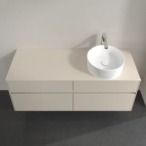 VILLEROY BOCH Toaletní skříňka Collaro, s osvětlením, 4 výsuvy, 1400 x 548 x 500 mm, Cashmere Grey / Cashmere Grey #C047B0VN, obrázek 4