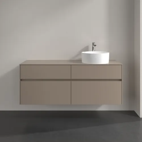 VILLEROY BOCH Toaletní skříňka Collaro, s osvětlením, 4 výsuvy, 1400 x 548 x 500 mm, taupe / taupe #C047B0VM, obrázek 3
