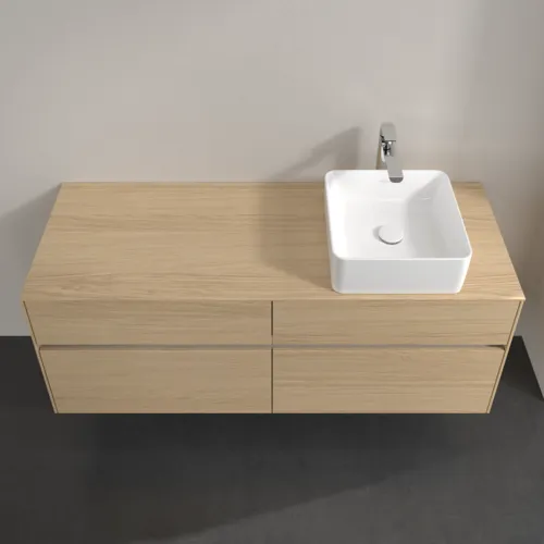 VILLEROY BOCH Toaletní skříňka Collaro, s osvětlením, 4 výsuvy, 1400 x 548 x 500 mm, severský dub / severský dub #C047B0VJ, obrázek 4