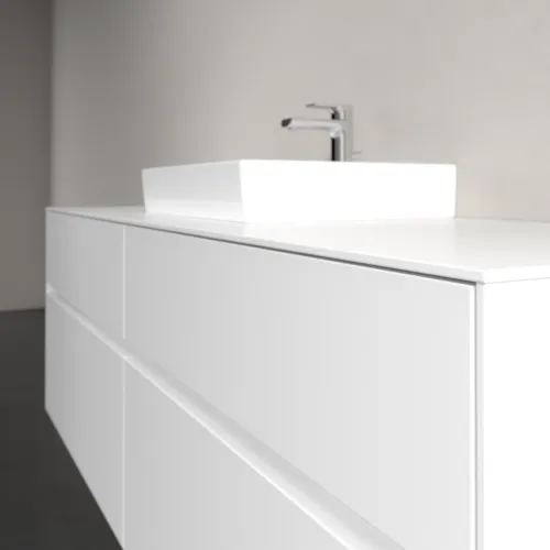 VILLEROY BOCH Toaletní skříňka Collaro, s osvětlením, 4 výsuvy, 1600 x 548 x 500 mm, bílá matná / bílá matná #C077B0MS, obrázek 6