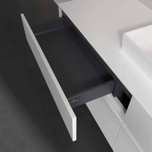 VILLEROY BOCH Toaletní skříňka Collaro, s osvětlením, 4 výsuvy, 1600 x 548 x 500 mm, bílá matná / bílá matná #C077B0MS, obrázek 8