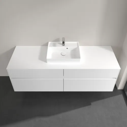 VILLEROY BOCH Toaletní skříňka Collaro, s osvětlením, 4 výsuvy, 1600 x 548 x 500 mm, bílá matná / bílá matná #C077B0MS, obrázek 4