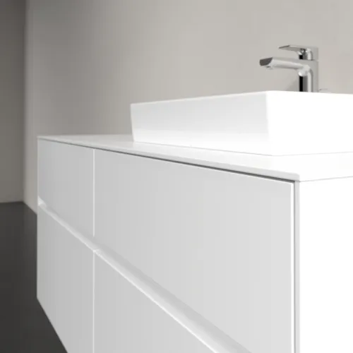 VILLEROY BOCH Toaletní skříňka Collaro, 4 výsuvy, 1200 x 548 x 500 mm, bílá matná / bílá matná #C07200MS, obrázek 5