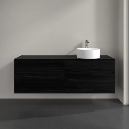 VILLEROY BOCH Toaletní skříňka Collaro, s osvětlením, 4 výsuvy, 1600 x 548 x 500 mm, černý dub / černý dub #C051B0AB, obrázek 3