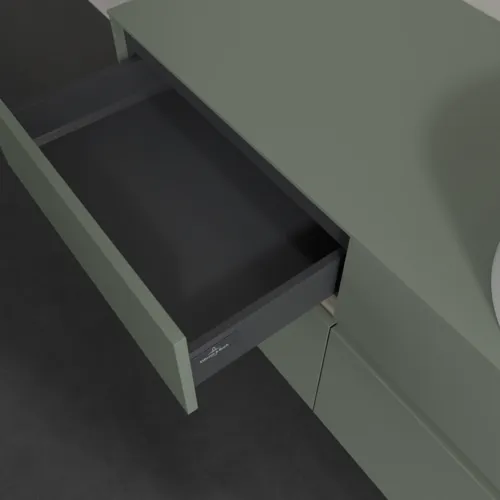 VILLEROY BOCH Toaletní skříňka Collaro, s osvětlením, 4 výsuvy, 1200 x 548 x 500 mm, Soft Green / Soft Green #C043B0AF, obrázek 8