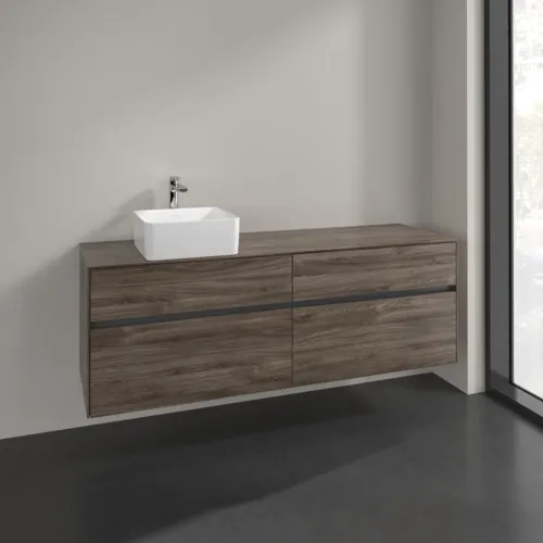 VILLEROY BOCH Toaletní skříňka Collaro, 4 výsuvy, 1600 x 548 x 500 mm, dub kamenný #C05000RK, obrázek 2