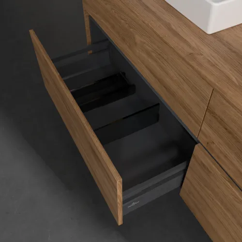 VILLEROY BOCH Toaletní skříňka Collaro, s osvětlením, 4 výsuvy, 1600 x 548 x 500 mm, dub Kansas #C078B0RH, obrázek 7