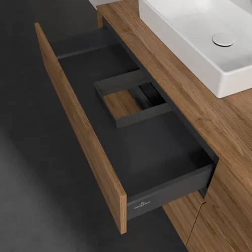 VILLEROY BOCH Toaletní skříňka Collaro, s osvětlením, 4 výsuvy, 1600 x 548 x 500 mm, dub Kansas #C078B0RH, obrázek 8