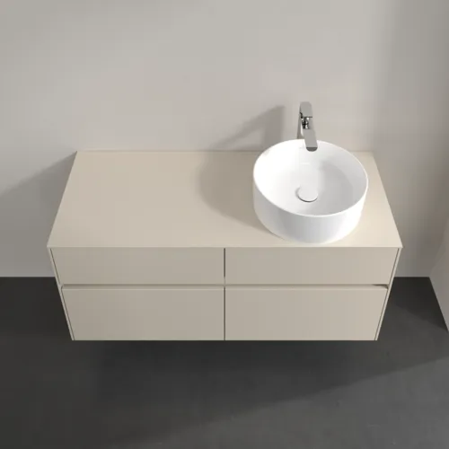 VILLEROY BOCH Toaletní skříňka Collaro, 4 výsuvy, 1200 x 548 x 500 mm, Cashmere Grey / Cashmere Grey #C04300VN, obrázek 4