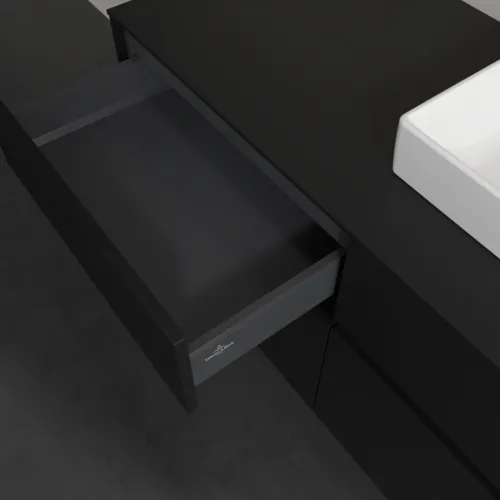 VILLEROY BOCH Toaletní skříňka Collaro, s osvětlením, 4 výsuvy, 1200 x 548 x 500 mm, Volcano Black / Volcano Black #C072B0VL, obrázek 8